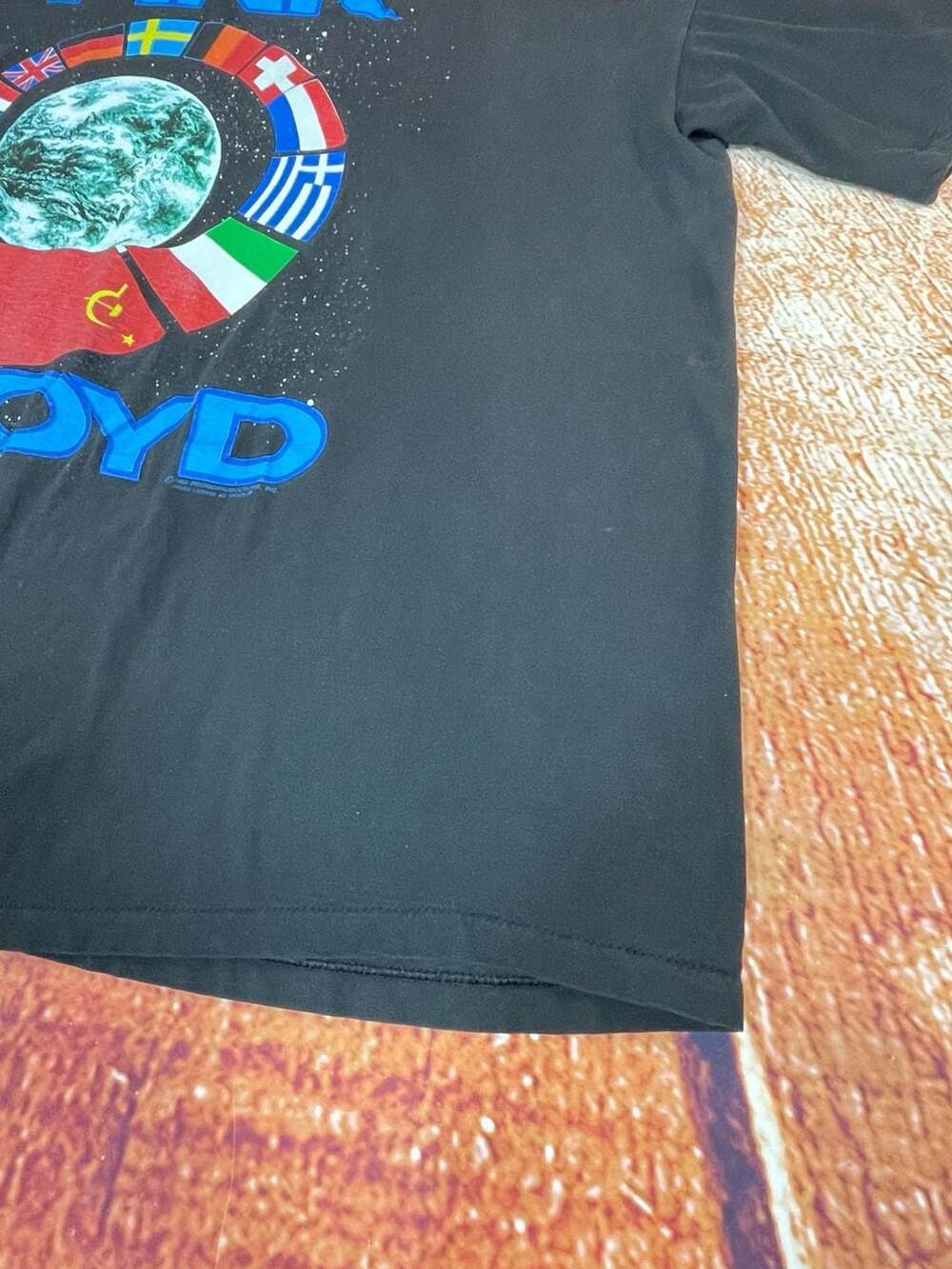 Vintage 1989 Pink Floyd World Tour T-Shirt Size XL Brockum - Picture 10 of 16